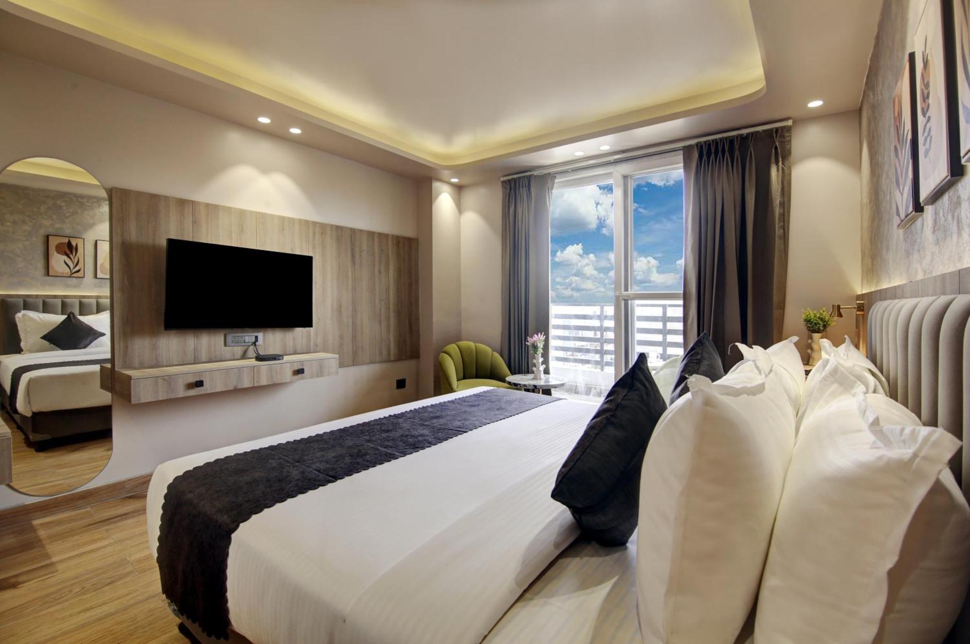 Saltstayz Premier - Near Golf Course Road & Sector 57 Gurgáon Kültér fotó