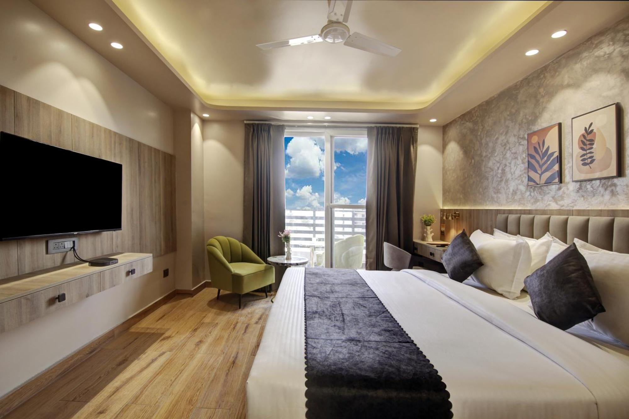 Saltstayz Premier - Near Golf Course Road & Sector 57 Gurgáon Kültér fotó